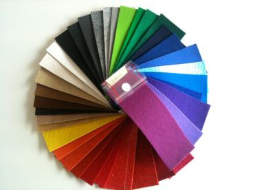 Tapete de exposição de cor vermelha 250g